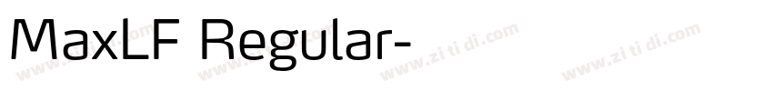 MaxLF Regular字体转换